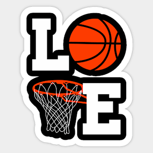 Basketball - Love Coach Player Team Sports Sticker